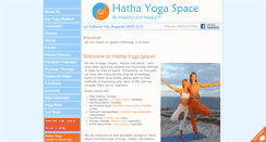 Desktop Screenshot of hathayogaspace.com
