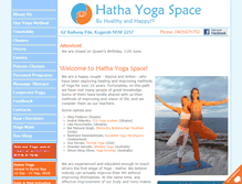Tablet Screenshot of hathayogaspace.com